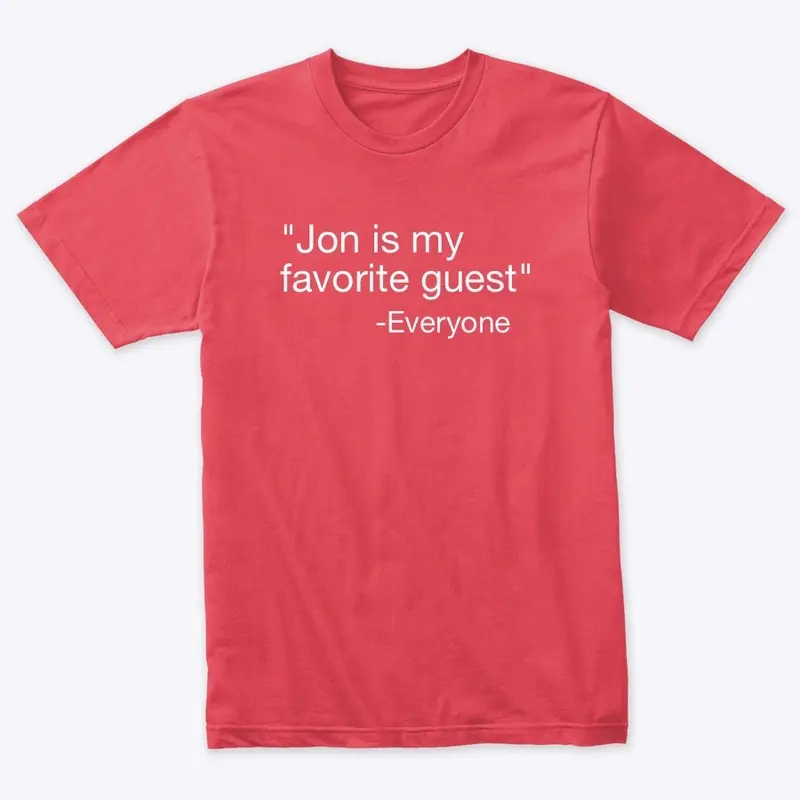 Everybody's favorite guest tee